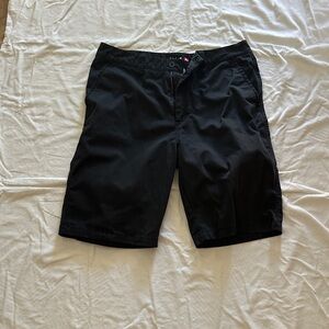 Quiksilver Men's Black Flat Front Shorts